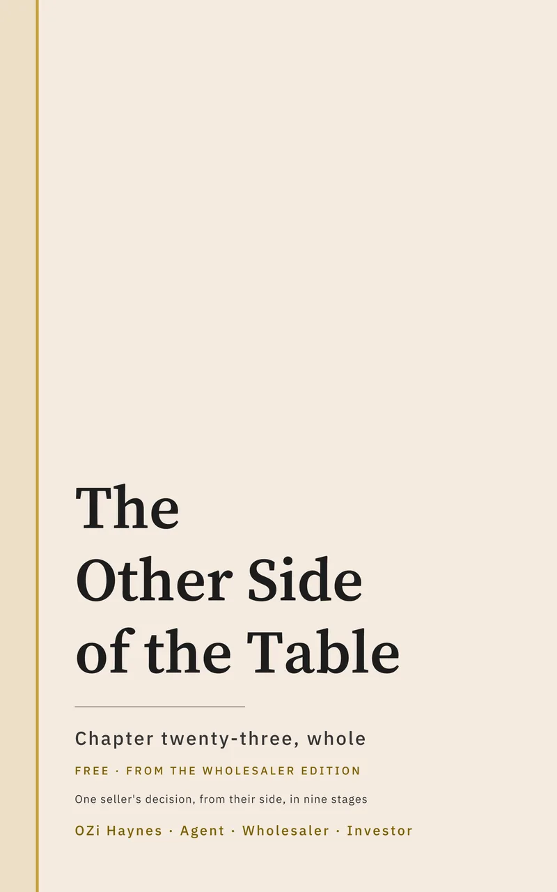 Cover of The Other Side of the Table, chapter 23