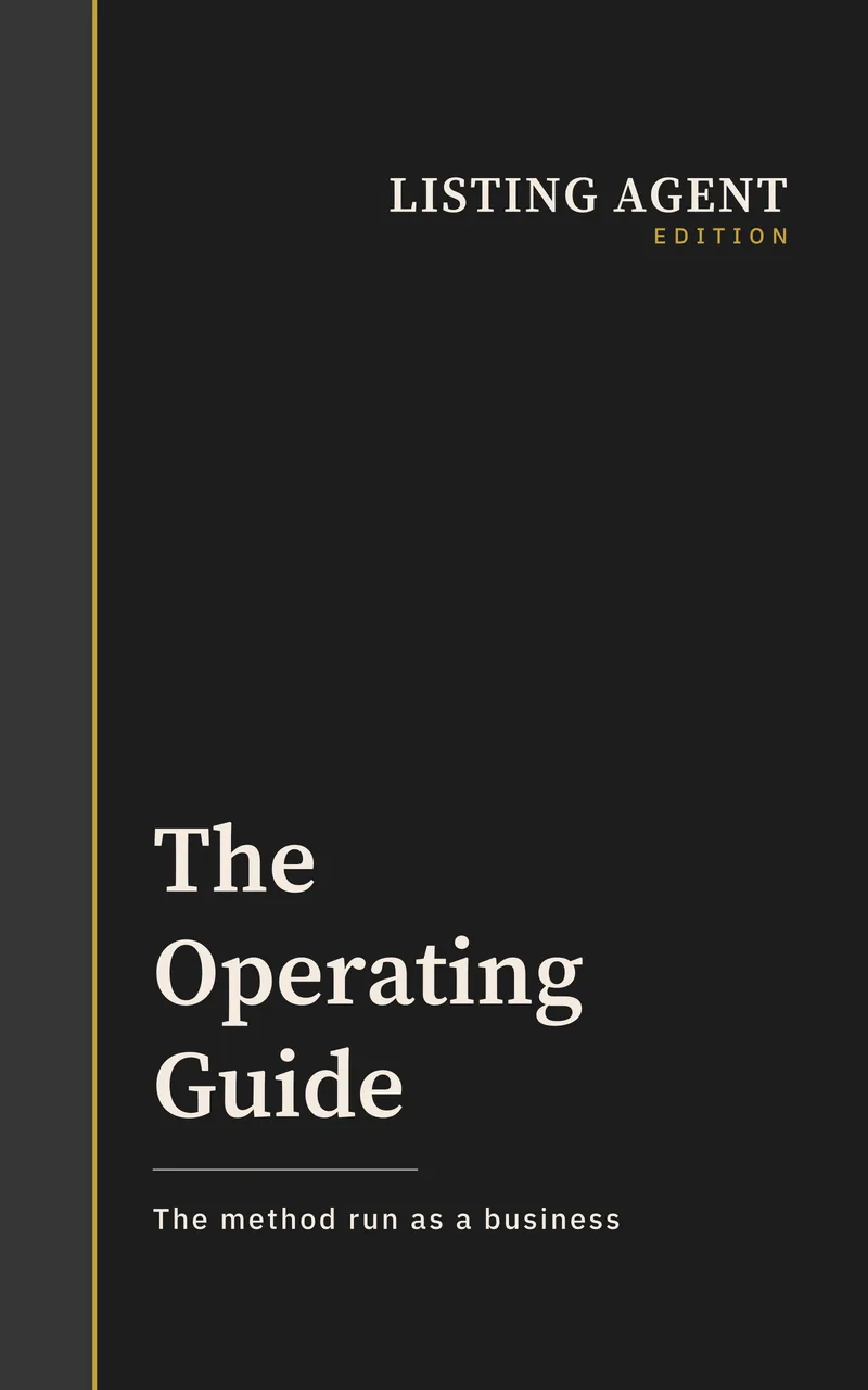 Cover of The Listing Agent's Operating Guide