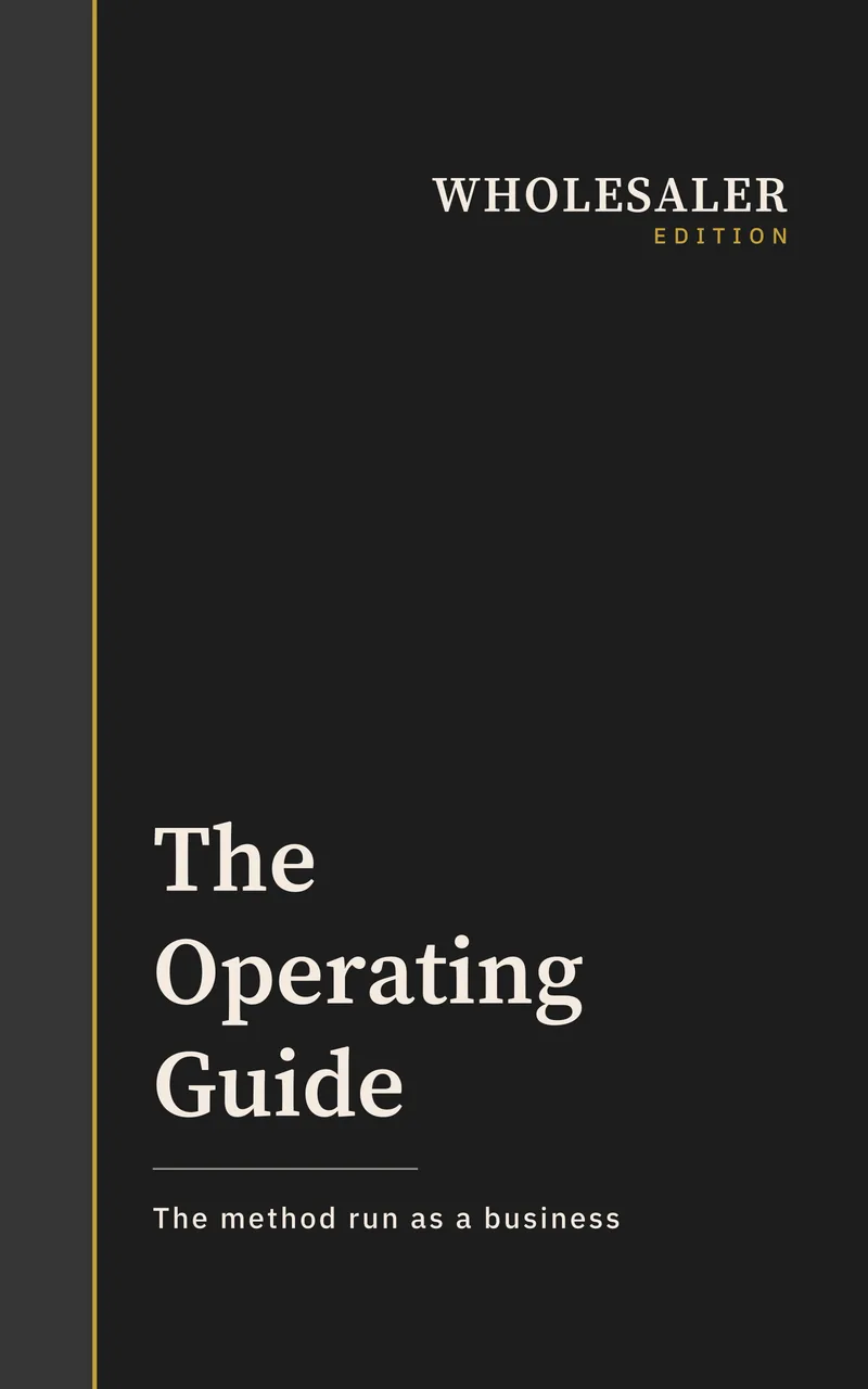 Cover of The Wholesaler's Operating Guide